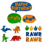 Dinosaur Birthday Cut-Outs Party Supplies Special Events 23 Count